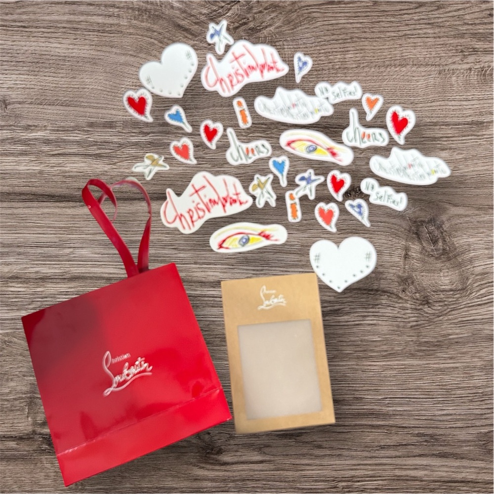Christian Louboutin Sticker Set with Gift Bag
